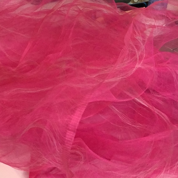 Zuliana Barbie Pink Scarf/Cover Up Sarong Short Skirt. Made in USA. New - Picture 4 of 4